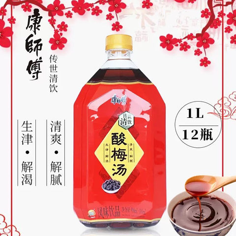 康师傅 酸梅汤 1000毫升*12瓶/箱