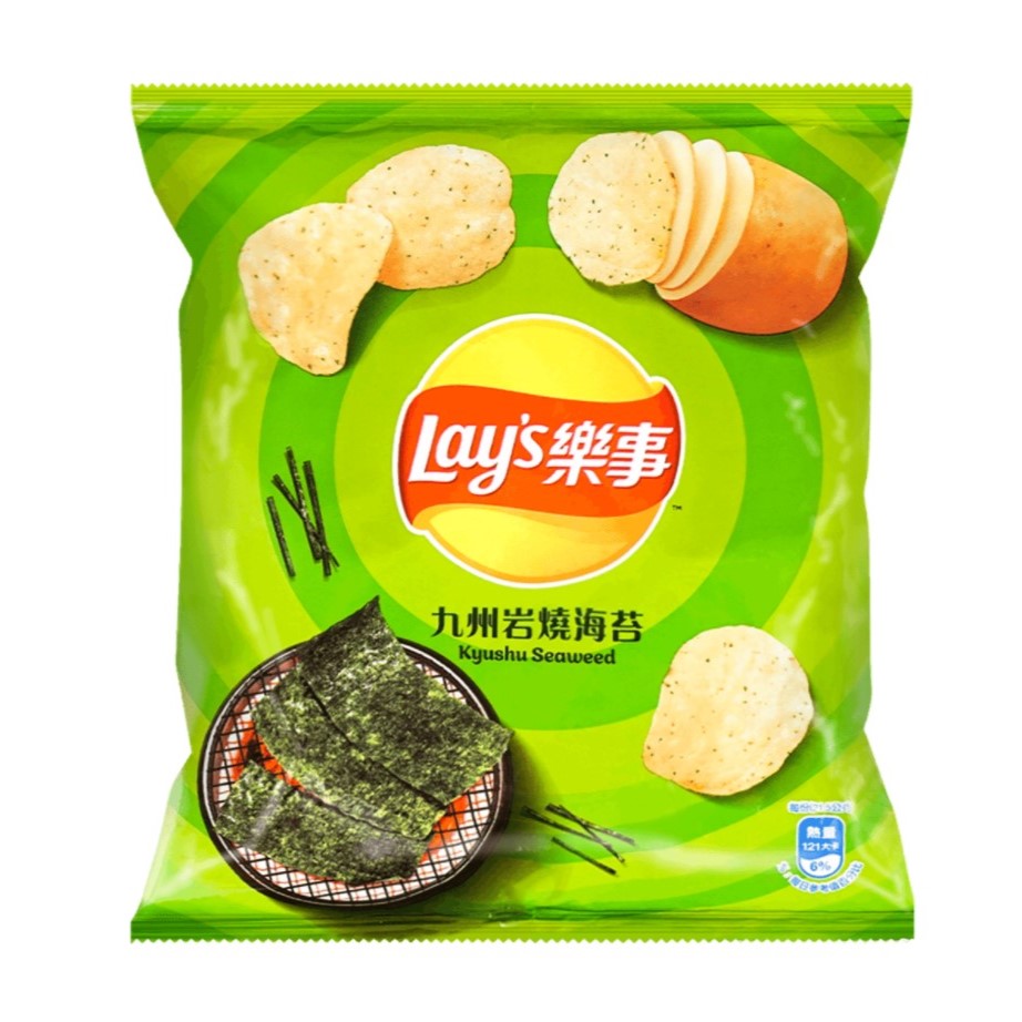 Lay’s Kyushu Seaweed Flavor 43g*12bags/Case – Topfoo