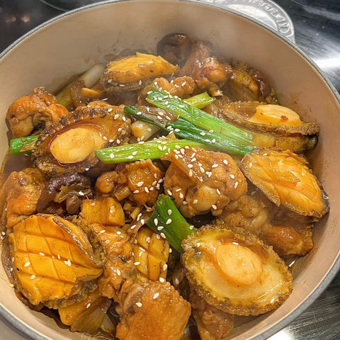 冷冻鲍鱼肉串 20*18个 10.15磅/箱