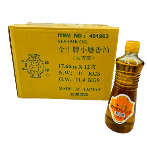 Golden Buffalo Sesame Oil 12*17.66OZ / Case