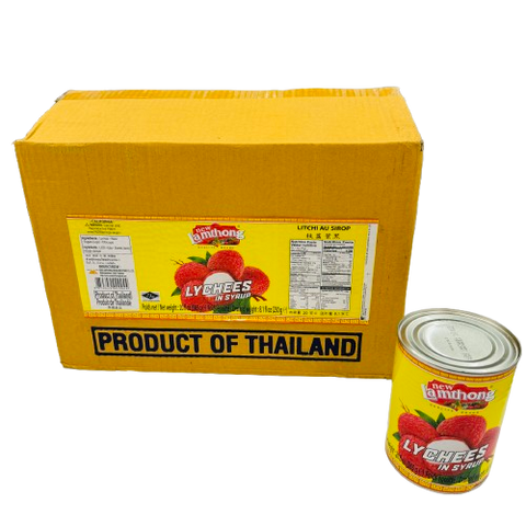 New Lamthong Canned Lychee 24*20 OZ / Case