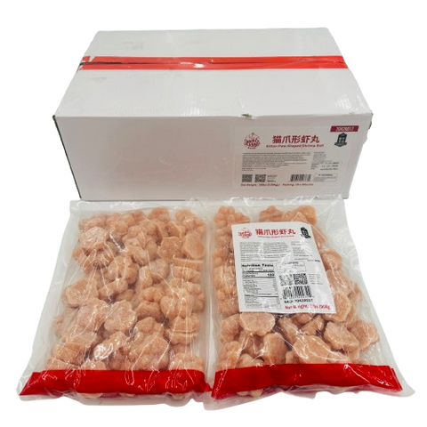 Kitten Paw Shaped Shrimp Ball 10*2 LB / Case