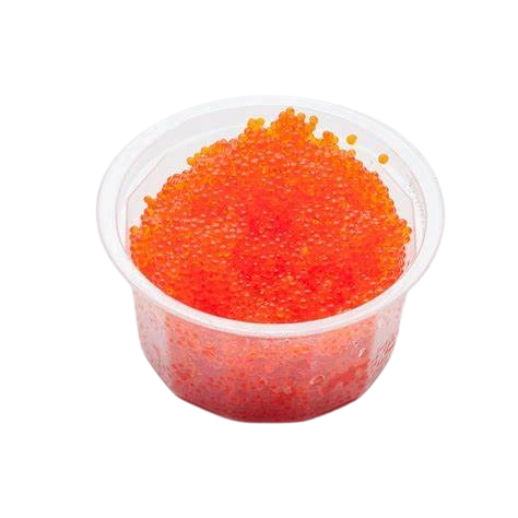 Seasoned Flying Fish Roe (Sushi Caviar) Orange Tobiko 12*1.1 LB/ Case