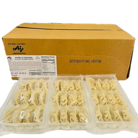 Ajinomoto Pork & Chicken Gyoza Dumplings 20x (240g*12Pcs) 10.58LBS / Case