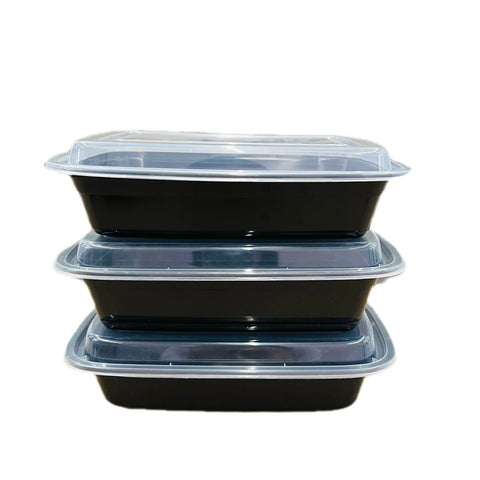 CM L-24B Lunch Box Black 24oz 150 Pack /  Case