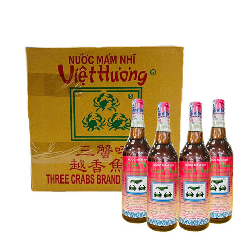 Three Crabs Brand Fish Sauce 24 oz / 12 Count / Case